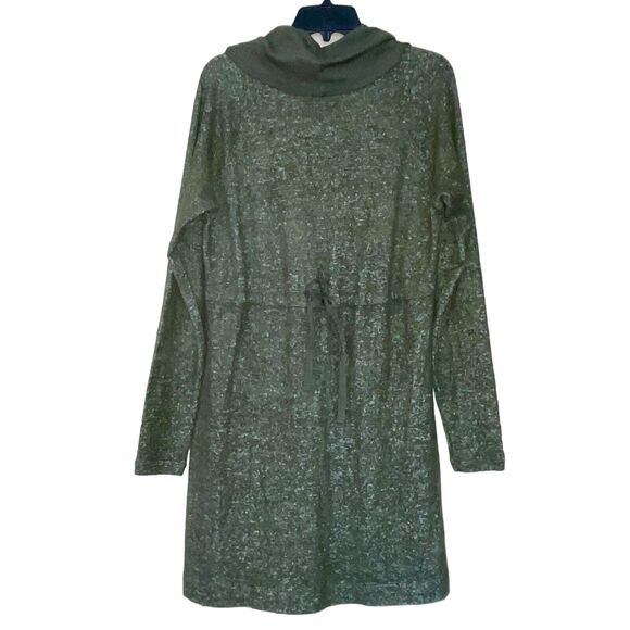 Cabi Dress Solace Heather Olive Fleece Knit - Picture 5 of 10